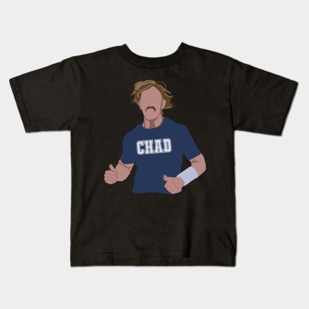 Chad Powers Kids T-Shirt by RachWillz